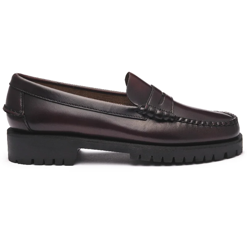 Fashionable Moccasins Dan Lug Woman - Brown & Burgundy