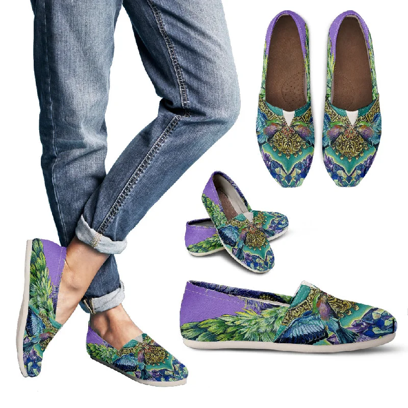 Comfortable Flats For Work Hummingbirds - Woman's Casual Shoes