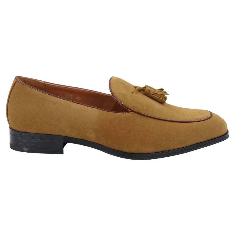 Statement Elegance Mens Suede Loafers Smart Casual Tassel Moccasins Slip On Dress Shoes Statement Elegance Mens Suede Loafers Smart Casual Tassel Moccasins Slip On Dress Shoes