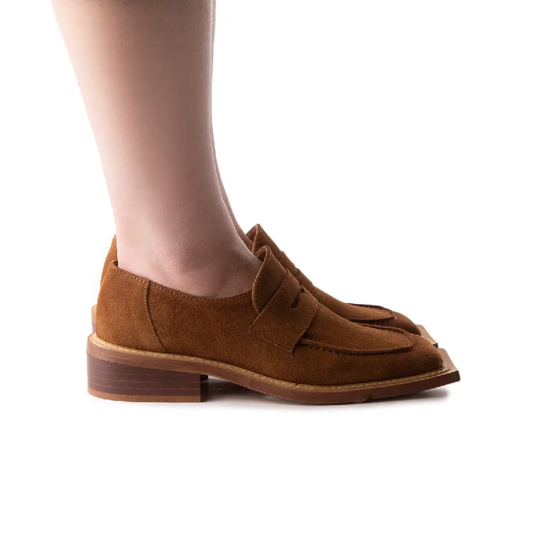 Fashionable Summer Shoes Malaya Tan Suede