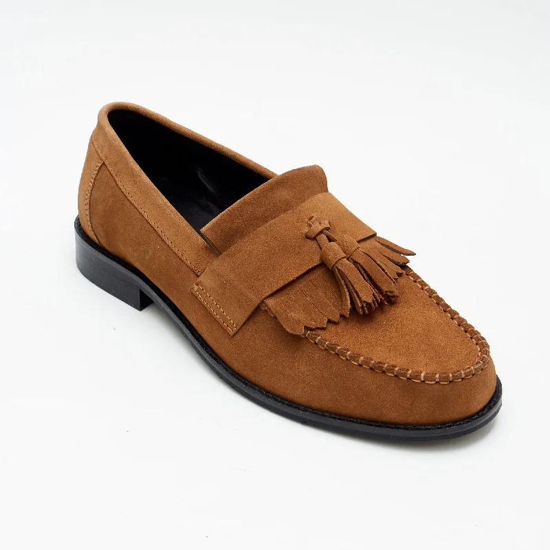 Leather Sneakers For Sale Mens Formal Moccasin Shoes 17999_Snuff Suede