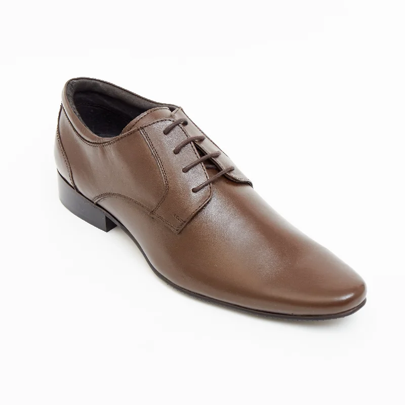 Comfortable Dress Shoes Mens Leather Formal Casual Shoes-50545_Brown