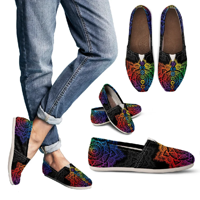 Stylish Sneakers For Running Chakra Mandala  Handcrafted Casual shoes