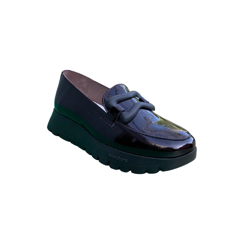 Running Shoes Sale A2430 Dark Burgundy Platform Loafer