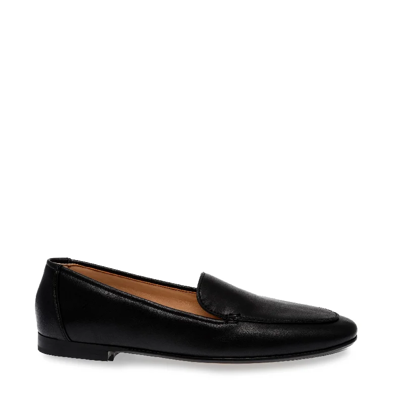 Formal Leather Shoes Fitz Loafer BLACK LEATHER