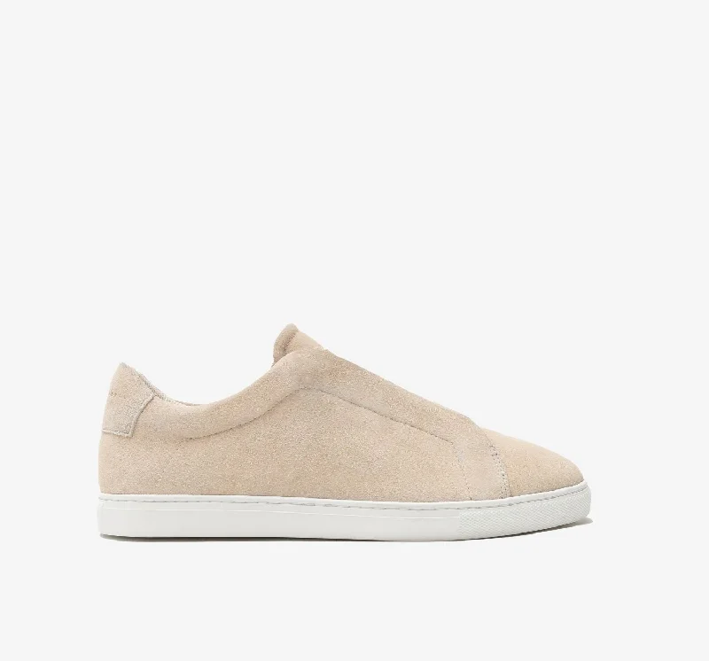 Stylish Boots For Work Low 1 Laceless | Sand Suede