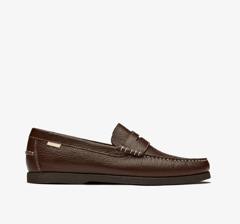 Fashion Sneakers For Work Penny Loafer | Chocolate