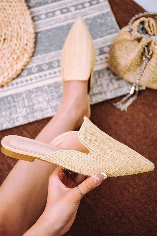 Comfortable Sandals For Summer REMDAL - Closed Toe Flats/Mules For women