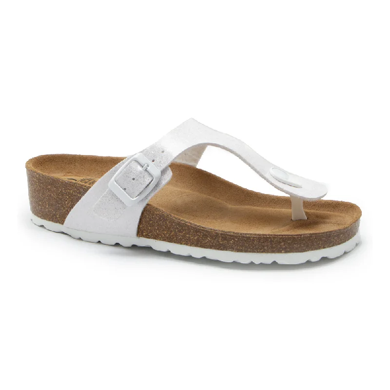 Best Flat Shoes Online Sabatini Bari Sandal Bianco White (Women's)