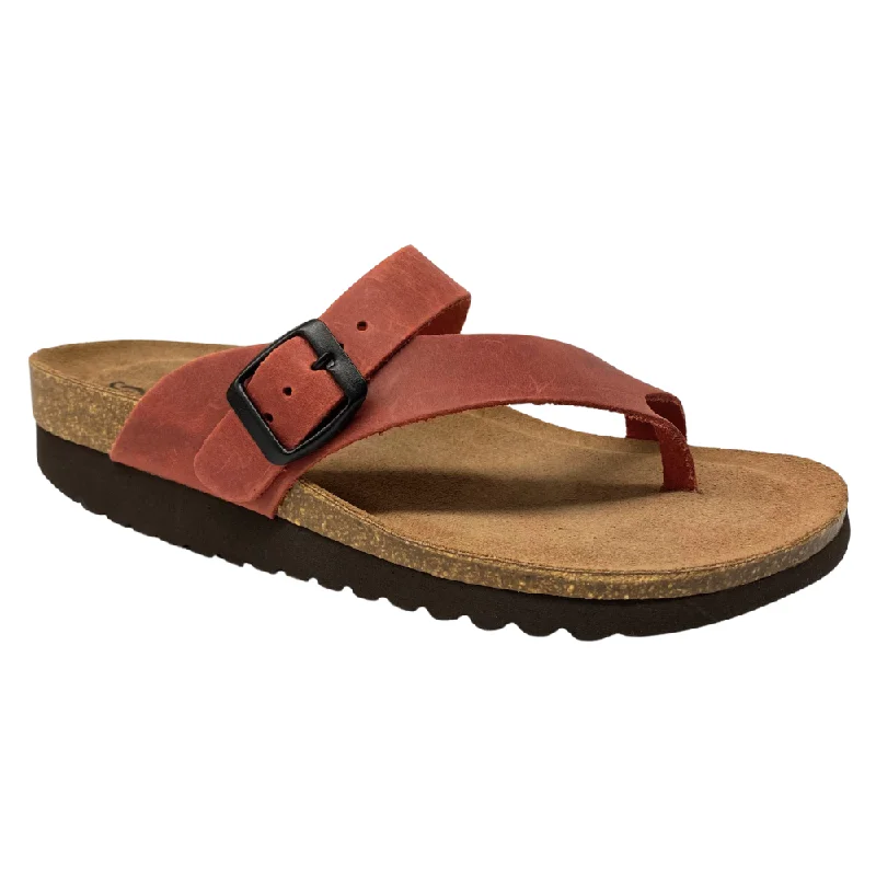 Fashionable Moccasins Sabatini Este Bordeaux Crazy Sandal (Women's)