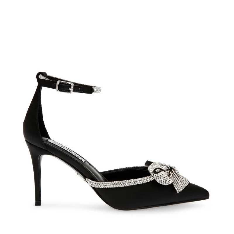 High Heels Collection Lumiere Sandal BLACK SATIN