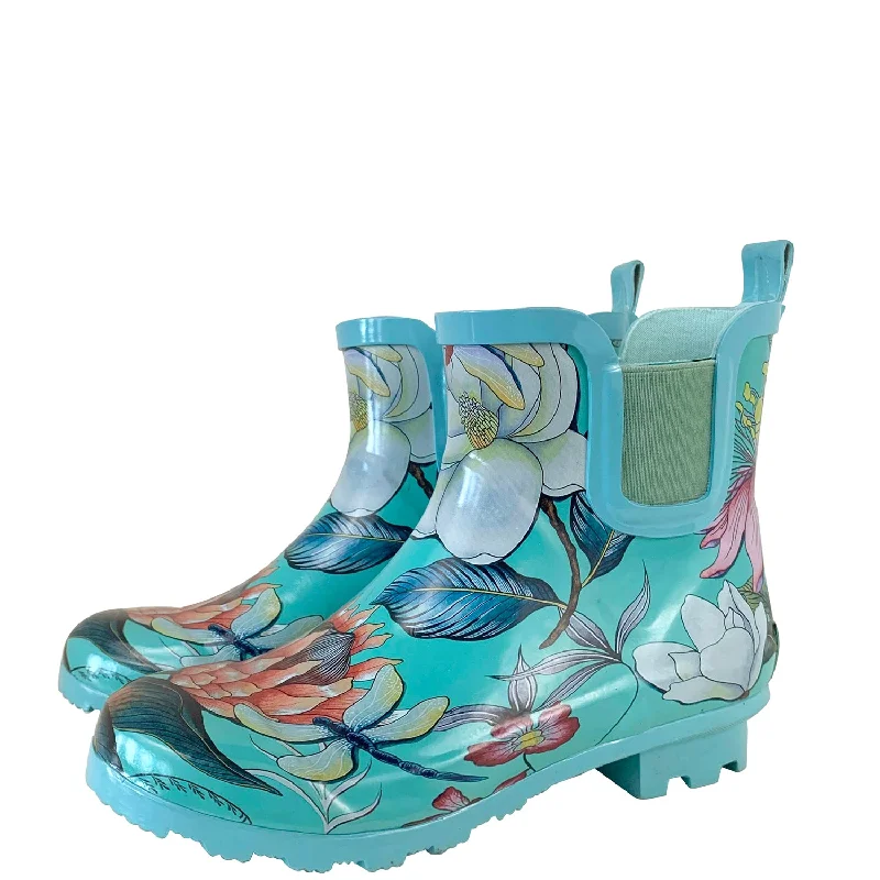 Comfortable Loafers For Men Rain Boot - Spring Flowers (3202)