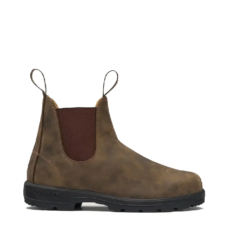 Sporty Running Shoes Blundstone 585 Chelsea Pull On Boot in Rustic Brown