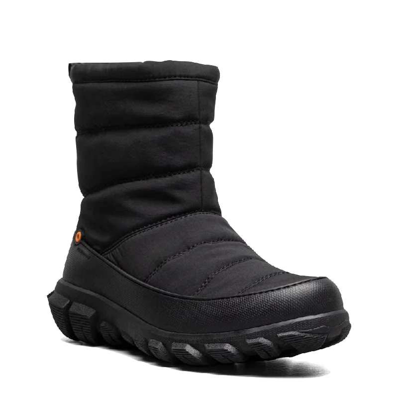 Running Shoes Sale Bogs Women's Cedar Quilt Side Zip Waterproof Boot in Black