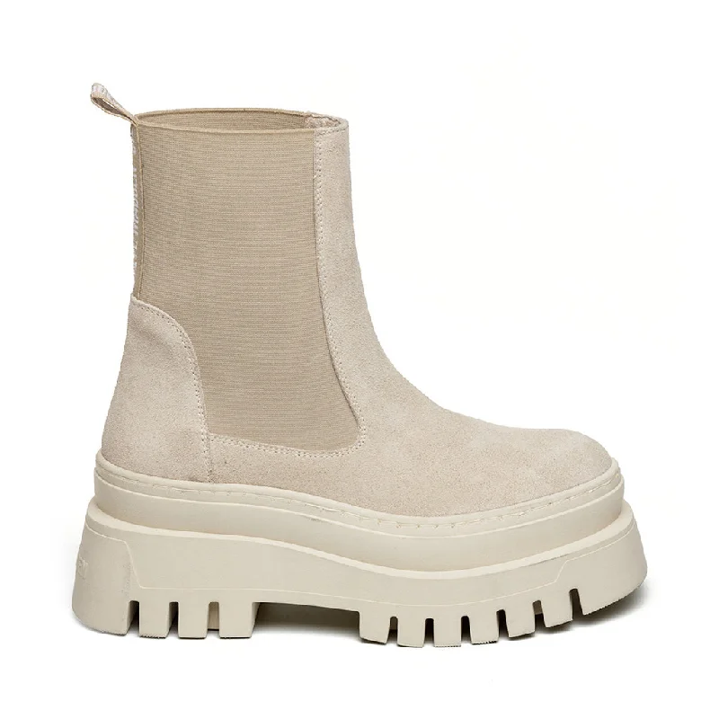 Sporty Casual Shoes Cassandra Boot BEIGE SUEDE