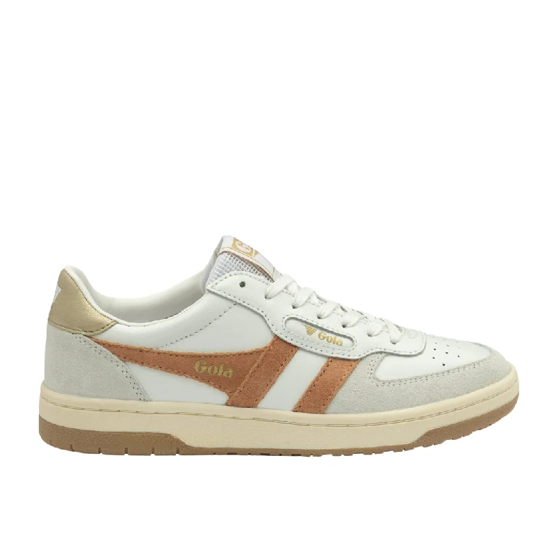 Cozy Winter Shoes Hawk in White / Terracotta