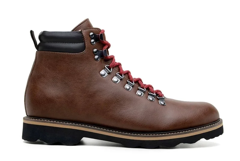 Best Hiking Shoes Online 'Jeffery' Unisex Boots by Ahimsa - cognac