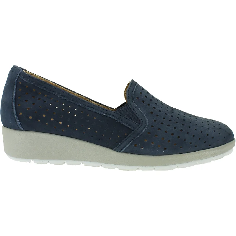 Trendy Summer Sandals Women's Earth Juniper Navy Nubuck