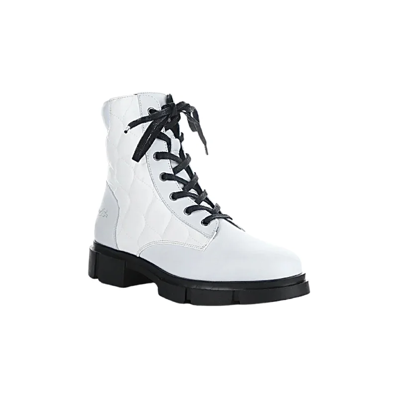 Vintage Sneakers Collection Libel White WATERPROOF Lace Up Boot