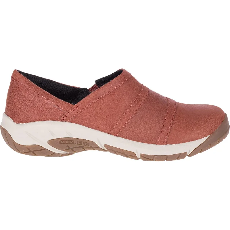 Casual Booties For Sale Women's Merrell Encore Moc 4 Redwood Leather