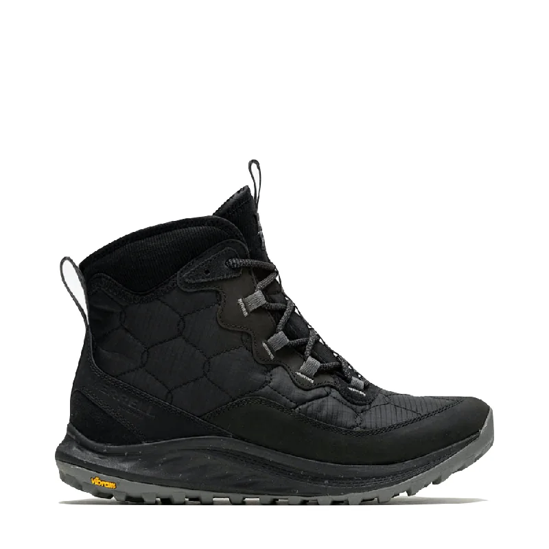 Comfortable Casual Shoes Merrell Women's Antora 3 Thermo Mid Waterproof Zip Lace Boot in Black