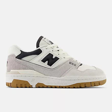 Best Flat Shoes Online New Balance - BBW550TA White/Grey Suede