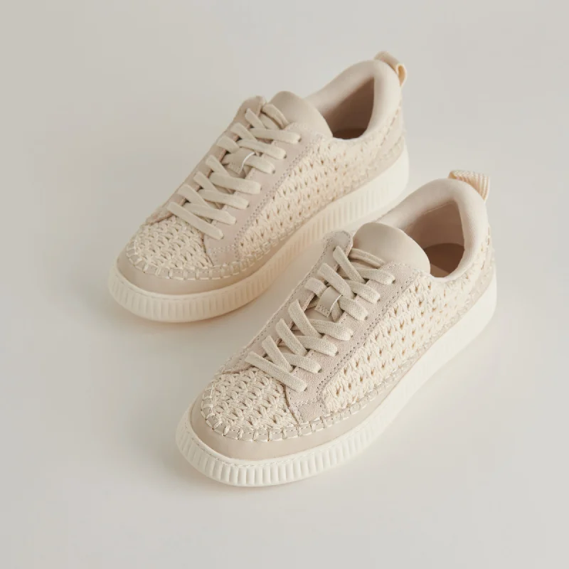 Chic High Heels Collection NICONA SNEAKERS SANDSTONE KNIT