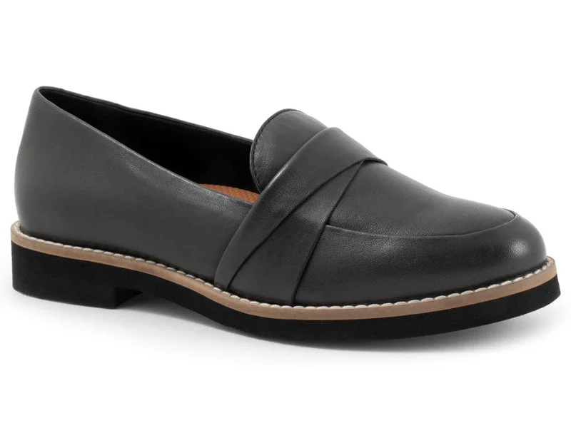 Formal Dress Shoes Softwalk Walsh - Womens Loafers Black (001)