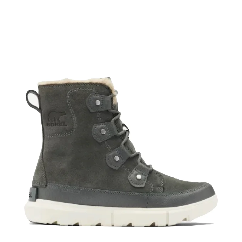 High Fashion Sneakers Sorel Women's Sorel Explorer II Joan Waterproof Boot in Grill Grey or Black