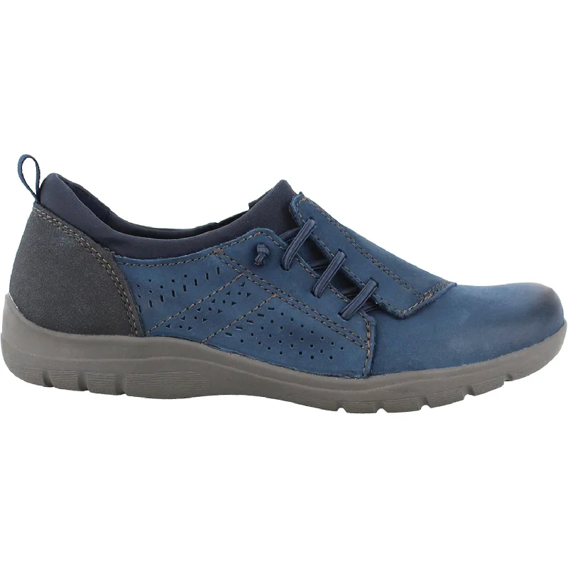 Outdoor Running Shoes Women's Earth Teresa Navy Leather