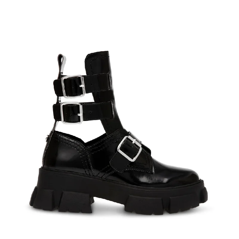 Waterproof Sports Shoes Tiedup Boot BLACK