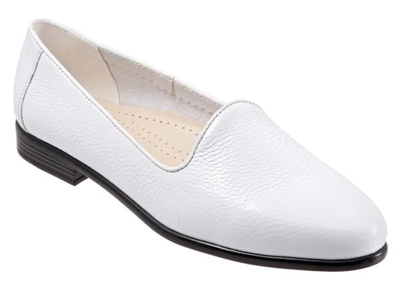 High Heels Collection Trotters Liz Tumbled - Women's Casual Shoe White (T1807100)