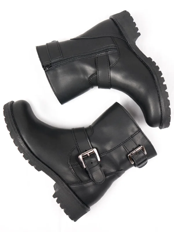 Trendy Casual Shoes Biker Boots