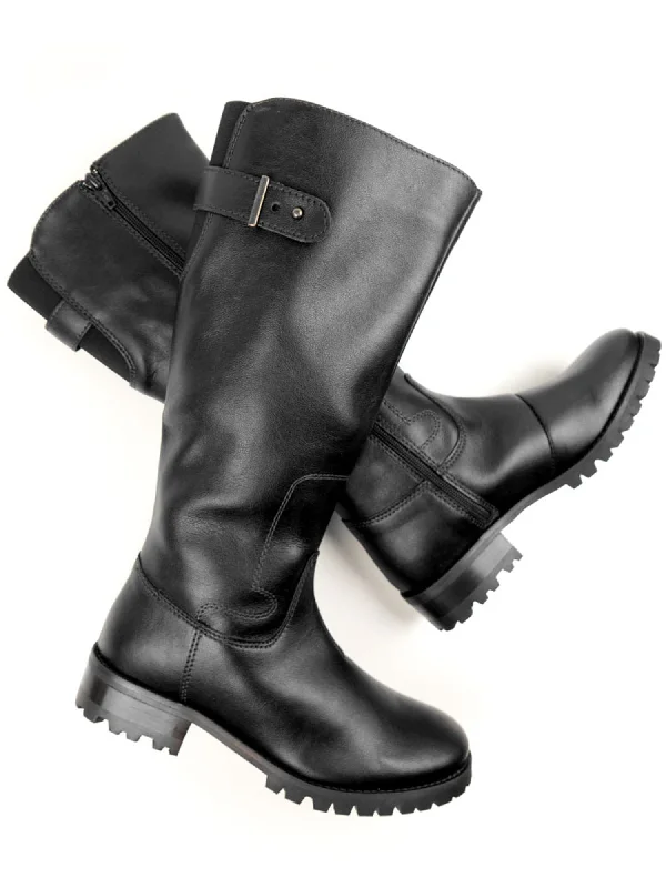 Luxury Sneakers For Sale Deep Tread Knee Length Boots