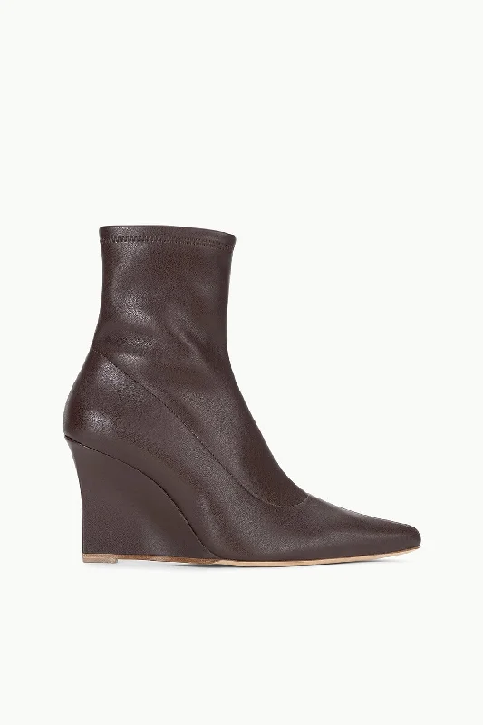 Eco-Friendly Sneakers VESPER ANKLE WEDGE BOOT | ESPRESSO