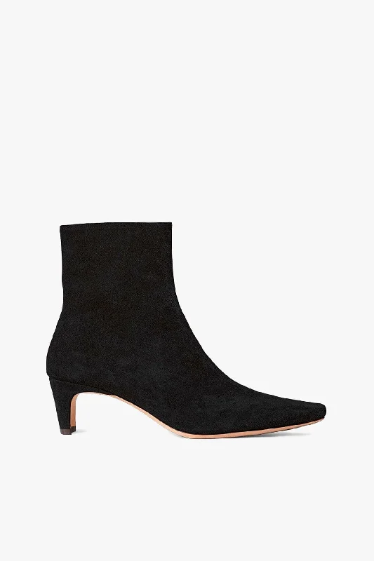 Stylish Running Footwear WALLY ANKLE BOOT | BLACK SUEDE