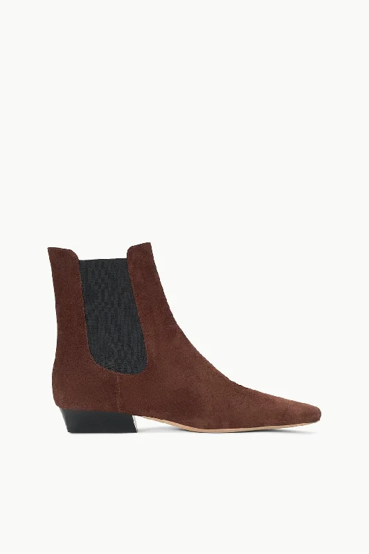 Trendy Loafers For Sale WALLY CHELSEA BOOT | MAHOGANY SUEDE