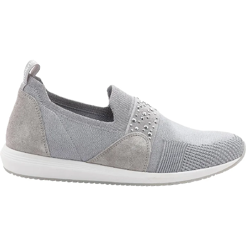 Sporty Casual Shoes Women's Ara Lynn Pebble Wovenstretch Fabric/Suede