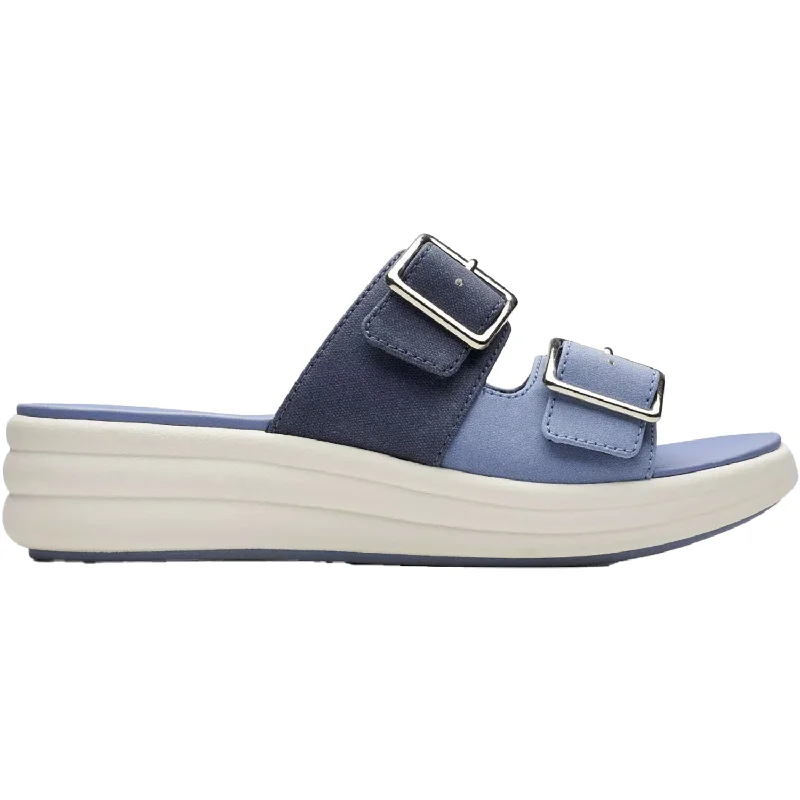 Running Shoes For Sale Women's Clarks CS Drift Buckle Denim Combi Synthetic