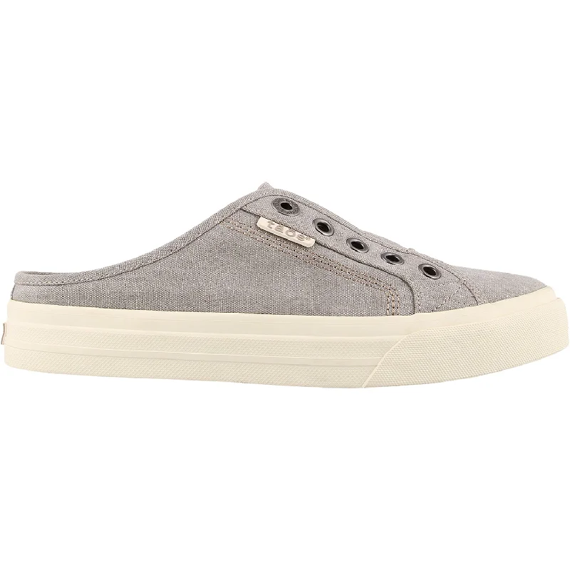 Summer Sports Shoes Women's Taos EZ Soul Grey Wash Canvas