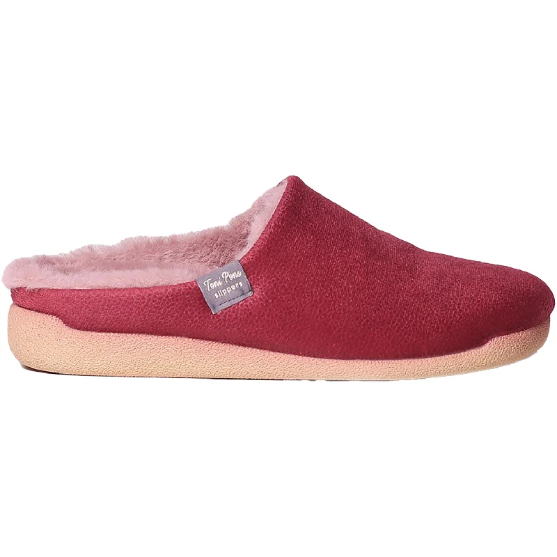 Trendy Casual Shoes Women's Toni Pons Mosul-BD Burgundy Fabric