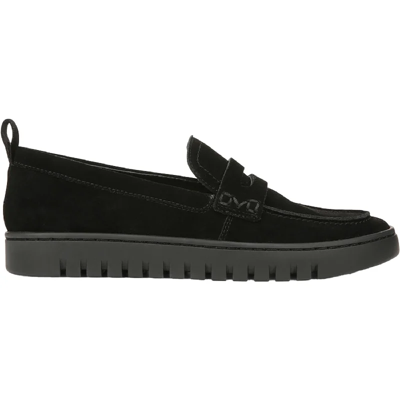 Eco-Friendly Sneakers Women's Vionic Uptown Loafer Black Suede